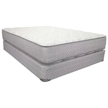 Queen 12" Plush 2 Sided Mattress and 9" Wood Foundation